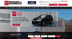 Desktop Screenshot of nissanofnorwich.com